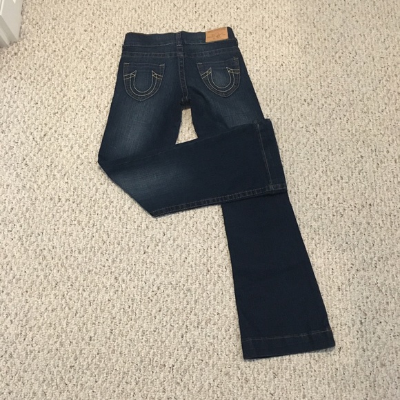 True Religion vintage wash blue jeans in size 10 - Picture 14 of 16